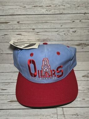 Vintage Houston Oilers Eastport Snapback Hat NWT Deadstock NFL Licensed